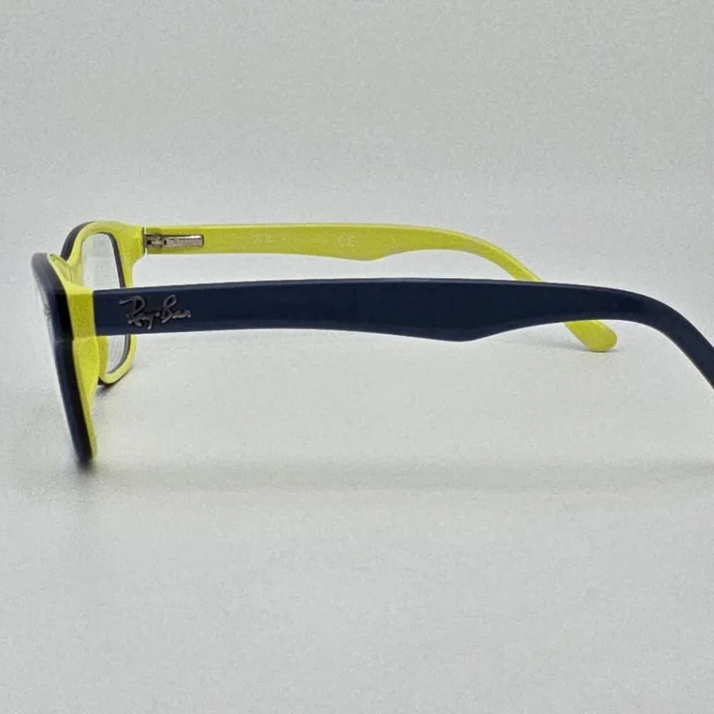 Ray-Ban RB1555 3819 Top Blue on Yellow Kids Eyeglasses Frame w/ Flexhinge 48mm